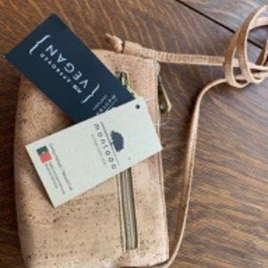 Stylish Natural Cork shoulder bag